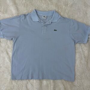 Lacoste Sky Blue Polo with Crocodile Logo